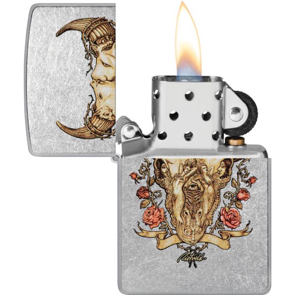Zippo Rick Rietveld Street Chrome Lighter