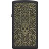 Zippo Skull Filigree Design Black Matte Lighter