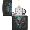 Zippo Rick Rietveld Blacklight Lighter Black Matte