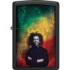 Zippo Bob Marley Lighter Black Matte UV Design