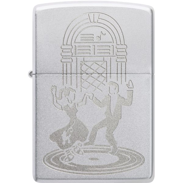 Zippo Vintage Dance Satin Chrome Lighter