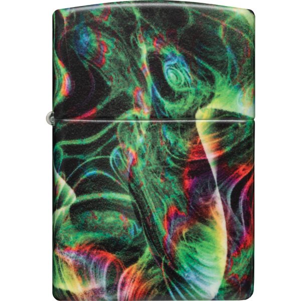 Zippo Psychedelic Swirl Lighter Glow in the Dark