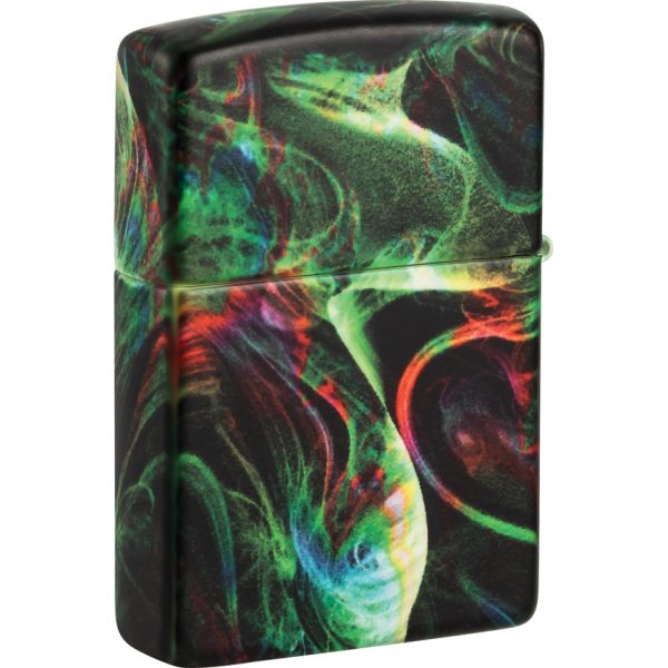 Zippo Psychedelic Swirl Lighter Glow in the Dark