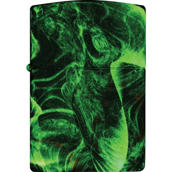 Zippo Psychedelic Swirl Lighter Glow in the Dark
