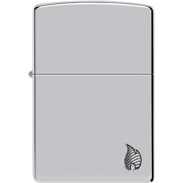 Zippo Armor Chrome Flame Lighter