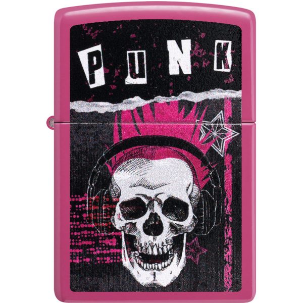 Zippo Punk Skull Pink Lighter
