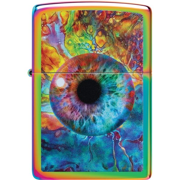 ZO76086_add_01 Zippo Spacey Eye Lighter Multi 0.5" x 2.25"