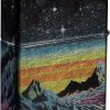 Zippo Space In Color 540 Fusion Tumbled Chrome Lighter