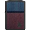 Zippo Color Block Flame Lighter Black Matte