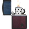 Zippo Color Block Flame Lighter Black Matte