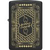 Zippo Lines Design Lighter Black Matte