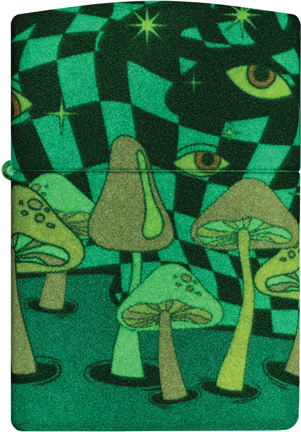 Zippo Mushroom Party Lighter Glow in the Dark