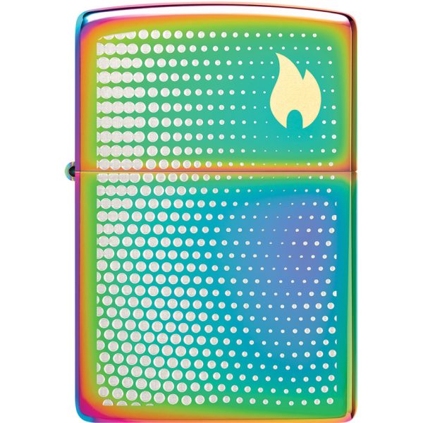 Zippo Dot Matrix Lighter Two-Tone