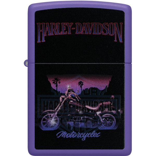 Zippo Harley-Davidson Purple Matte Lighter