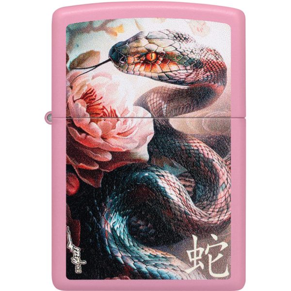 Zippo Mazzi Snake Lighter Pink
