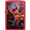 Zippo Anne Stokes Dragon Lighter Red Matte