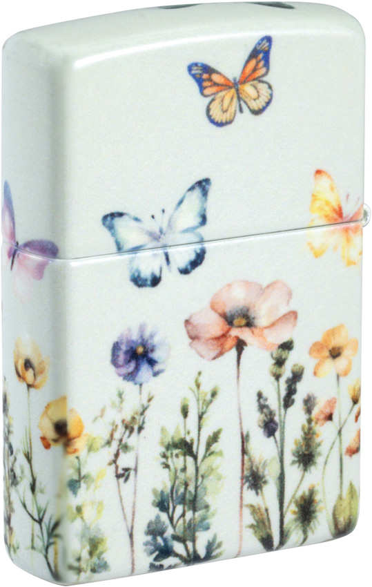 ZO77212_add_02 Zippo Glowing Butterflies Lighter with Glow in the Dark
