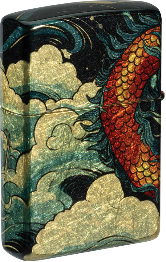 Zippo Dragon Fusion Tumbled Brass Lighter