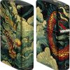Zippo Dragon Fusion Tumbled Brass Lighter