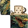 Zippo Dragon Fusion Tumbled Brass Lighter
