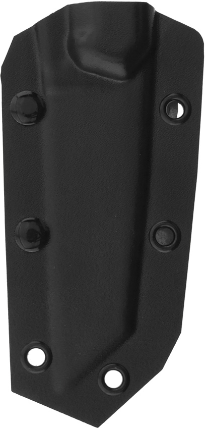 ZA-PAS Geo Fixed Blade Black 3.5" D2 Steel w/ Sheath