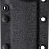 ZA-PAS VICI Fixed Blade Knife 4.75" Black G10 w/ Sheath
