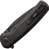Zero Tolerance 0044 Button Lock Folding Knife BlackWash S45VN
