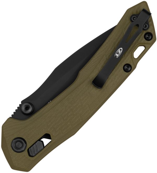 ZT0203_add_01 Zero Tolerance Duralock Folding Knife 4" CPM-M4 Olive G10