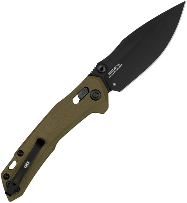 ZT0203_add_02 Zero Tolerance Duralock Folding Knife 4" CPM-M4 Olive G10