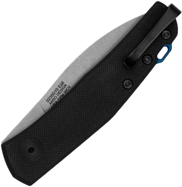 Zero Tolerance 0235 Slip Joint Folding Knife Black G10 2.63"