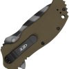 ZT0350OLTS_add_01 Zero Tolerance Assisted Opening Folding Knife MagnaCut 3.5" OD Green