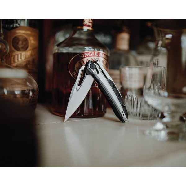 Zero Tolerance Original Linerlock CF Folding Knife 3.25" CPM-20CV