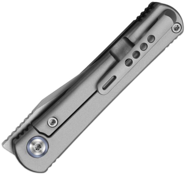 Kizer Cutlery Feist 2 Framelock 2.88" M390 Gray Titanium Folding Knife