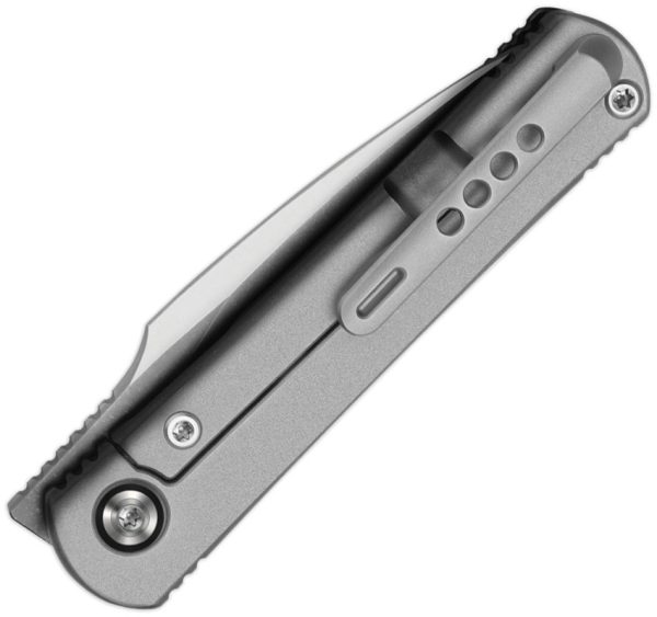 Kizer Cutlery Feist 2 Framelock Folding Knife Gray Titanium 2.88"
