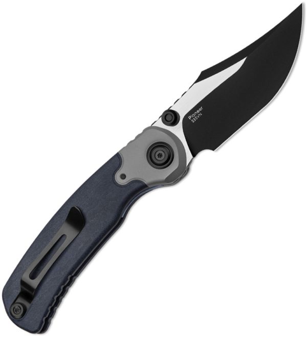 Kizer Cutlery Pioneer Linerlock 3.25" S35VN Blade Blue Canyon Folding Knife