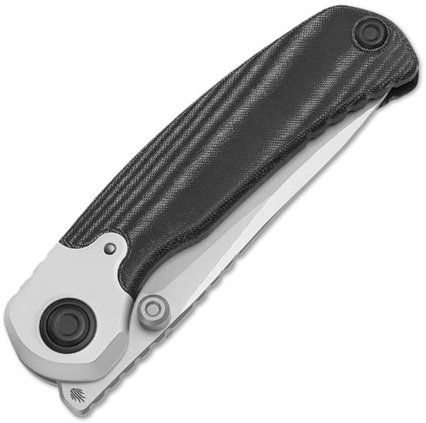 Kizer Cutlery Pioneer Linerlock Folding Knife 3.25" S35VN Black Micarta