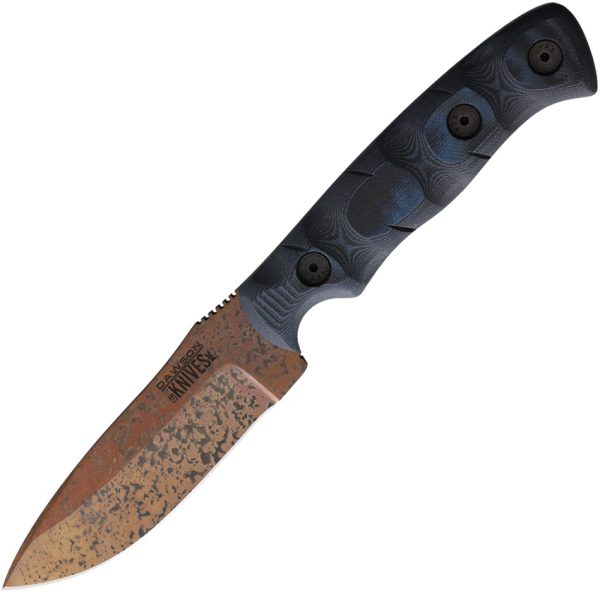 Dawson Knives Steadfast Cove 3.5" 80CrV2 Fixed Blade Covenant G10 w/ Sheath