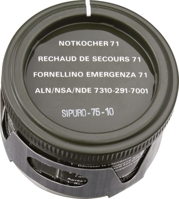Swiss Military Surplus M71 Stove with Fuel