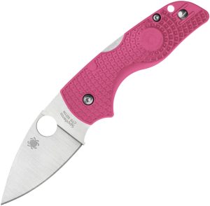 Spyderco Lil Native Lockback Pink FRN Folding Knife