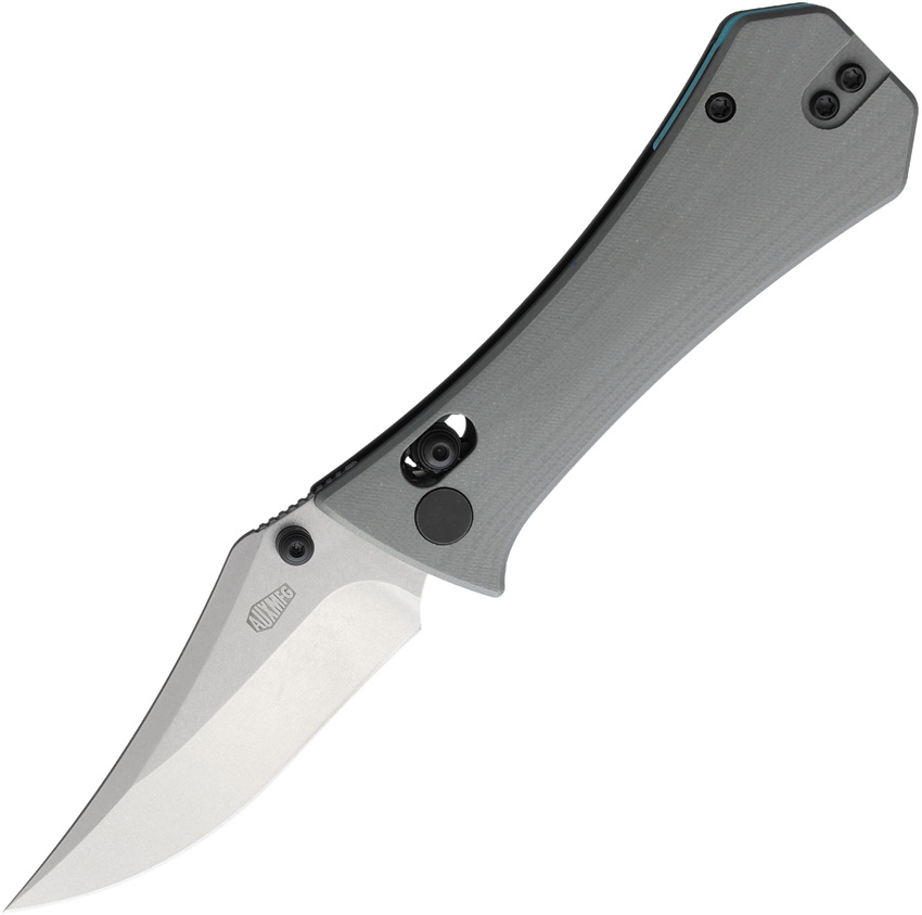 Auxiliary Manufacturing Pocket Bowie Crossbar Lock Gray G10