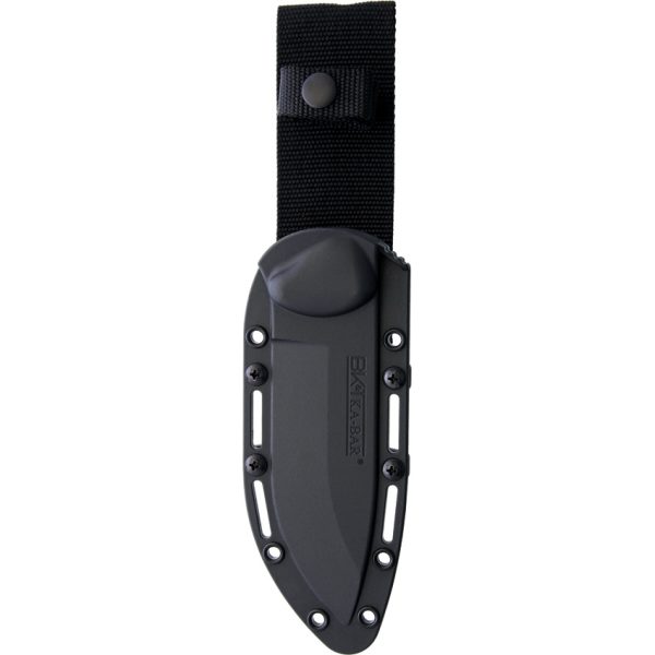 Becker Campanion Fixed Blade Knife 5" Black 1095 Cro-Van Steel w/ Sheath