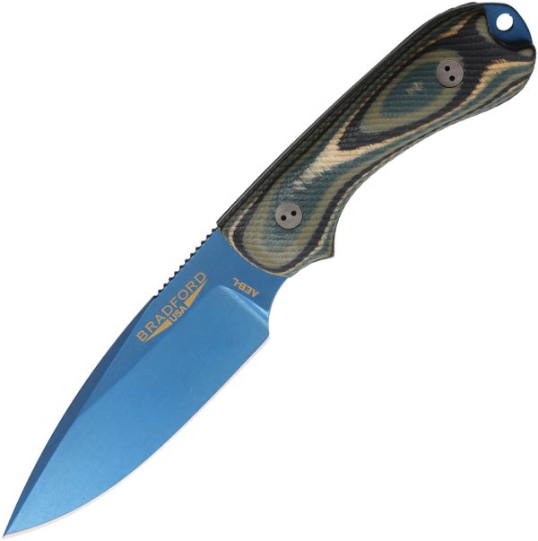 Bradford Knives Guardian 3 Fixed Blade Forest Green PVD AEB-L
