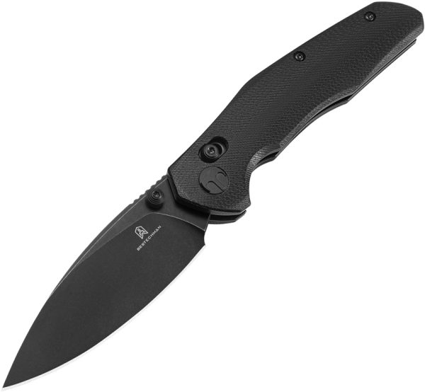 BTKMK02N Bestech Ronan B-Lock Folding Knife 3.25" Black Stonewash 14C28N