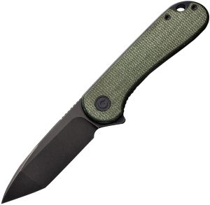 Civivi Elementum Linerlock Folding Knife 3" D2 Green Micarta