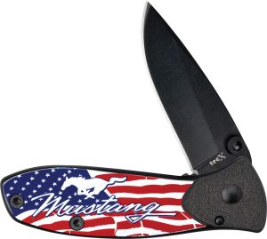 CA14343 Case Cutlery Ford Tec X Linerlock Black Folding Knife, 2.75" Blade