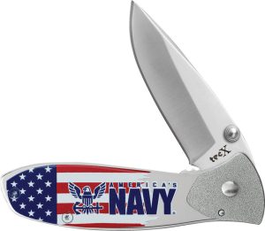 CA17732 Case Cutlery U.S. Navy Tec X Linerlock Folding Knife Gray 2.75"