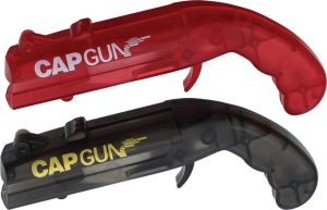 CBGBOCAPG Caliber Gourmet CapGun Bottle Opener Set Black and Red