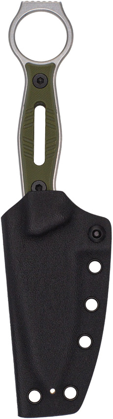 CBTLSKODGSSW_3 Cobratec Landshark Fixed Blade OD Green 3.38" Stonewash VG-10
