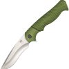 Cobratec Knives Vandal Linerlock Assisted Opening OD Green Kukri Folding Knife