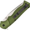 Cobratec Knives Vandal Linerlock Assisted Opening OD Green Kukri Folding Knife